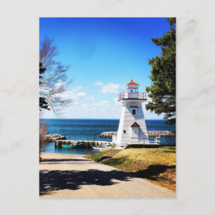 Hampton Lighthouse Bridgetown Nova Scotia Canada Postcard