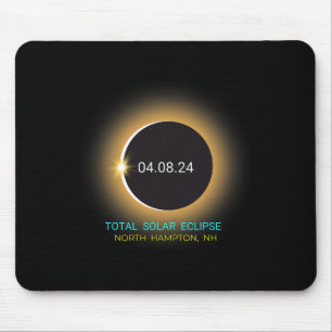 Hampton Nh Total Solar Eclipse 040824 New Hampshir Mouse Pad