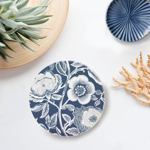 Hamptons Blue White Coaster