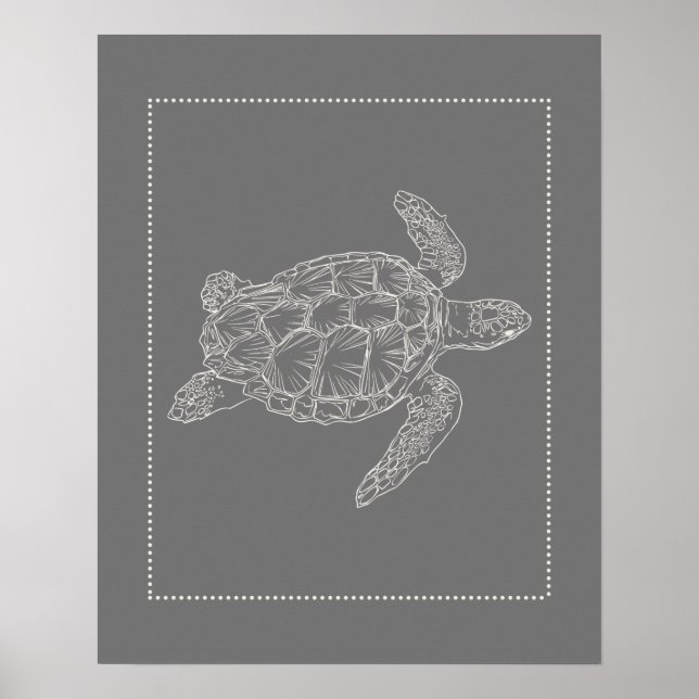 Hamptons Style Turtle Print (Front)