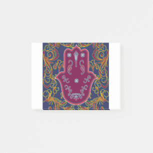 Hamsa and Star of David 2 mystic jewish symbols Post-it Notes