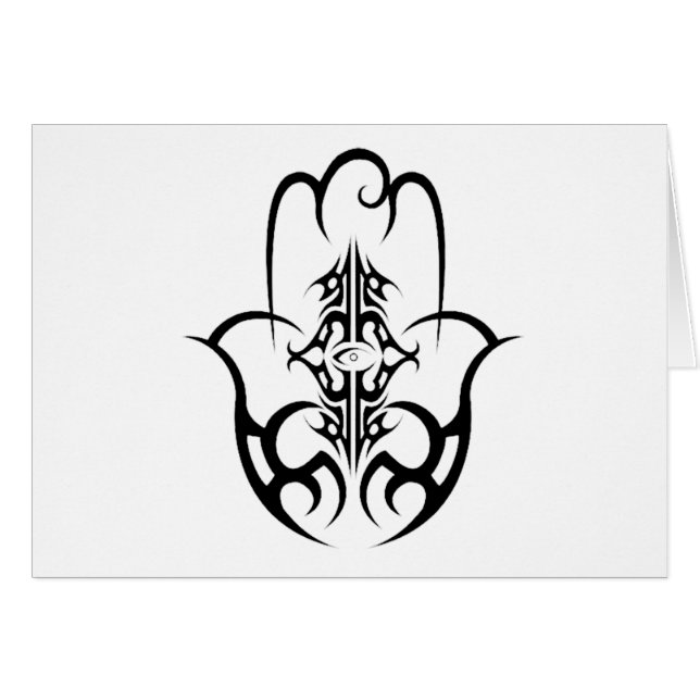 HAMSA - black and white (Front Horizontal)