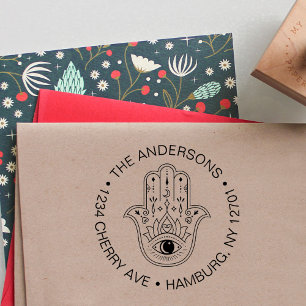 Hamsa Evil Eye Protection Family Wedding Self-inking Stamp