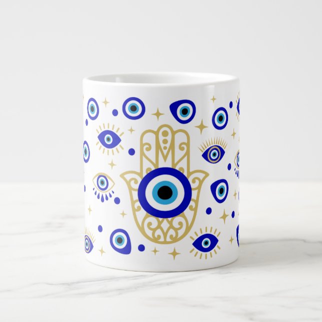 Hamsa Evil Eye Speciality Mug (Front)