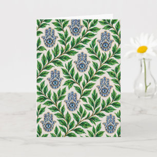 Hamsa Eye Botanical Card