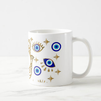 Hamsa hand coffee mug