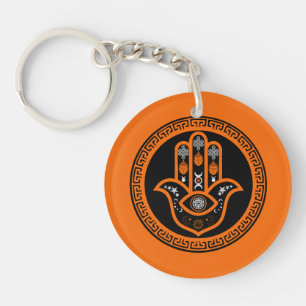 Hamsa Hand Evil Eye Protection Key Ring