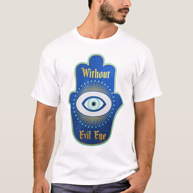 Hamsa Hand  Evil Eye T-Shirt (Front)