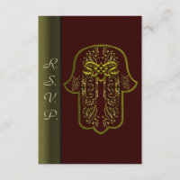 Hamsa Hand feat: Heart  (Wedding) (Golden)