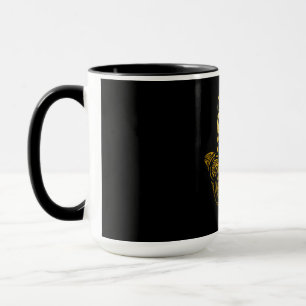 Hamsa Hand Golden Arabic Amulet Mug