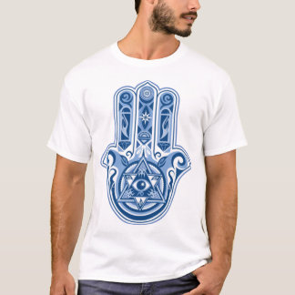 Hamsa Hand Of Fatima Hamsa All Seeing Eye T-Shirt