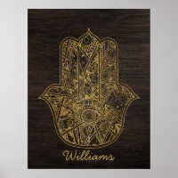 HAMSA Hand of Fatima symbol amulet design