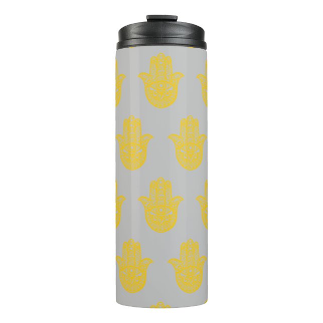 Hamsa Hand of Fatima Thermal Tumbler (Front)