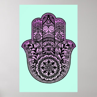 Hamsa Hand Poster