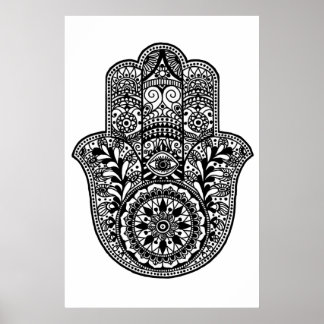 Hamsa Hand Print