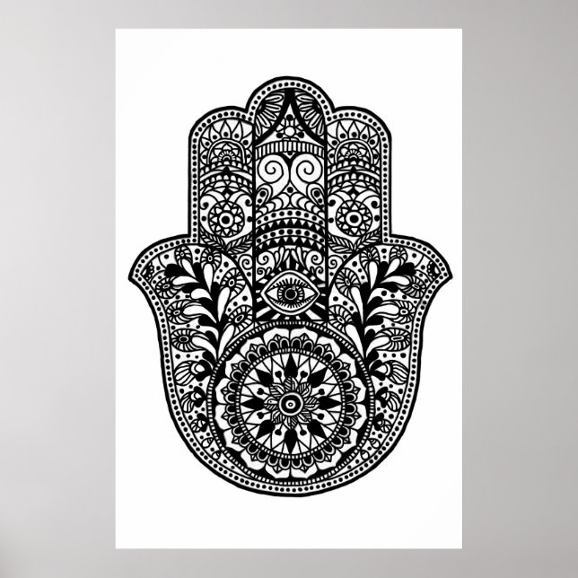 Hamsa Hand Print (Front)