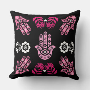 Hamsa Hand Protection Art Cushion