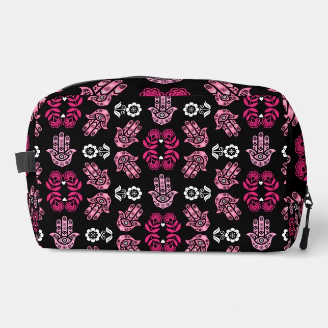 Hamsa Hand Protection Art Dopp Kit (Front)