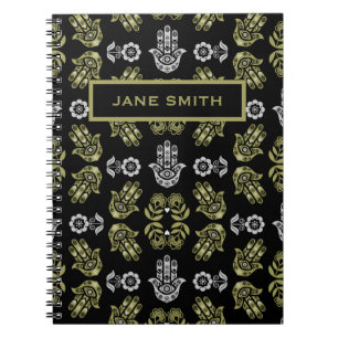 Hamsa Hand Protection Art Notebook