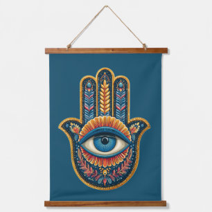 Hamsa Hand Spiritual Wall Hanging Tapestry
