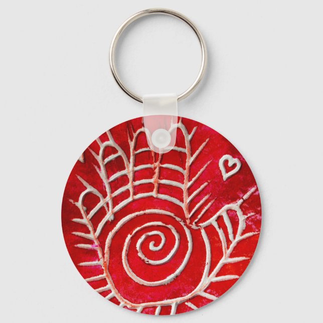 Hamsa / Healing Hand / Hand of Fatima Key Ring (Front)