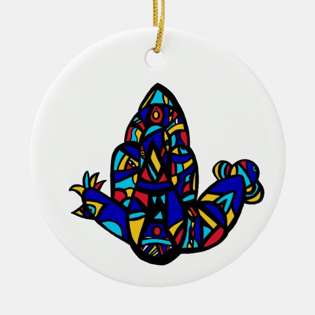 Hamsa Ji - Ceramic Ornament (Front)