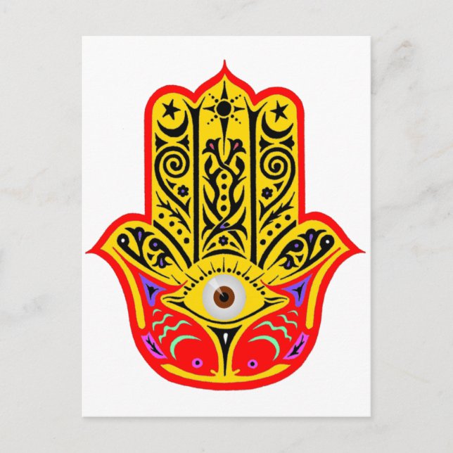 Hamsa - Magic Hamsa Postcard (Front)