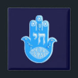 Hamsa Magnet<br><div class="desc">Customise it with your own design,  or any of ours.</div>