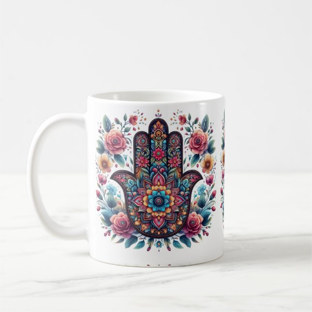 Hamsa Mug (Left)