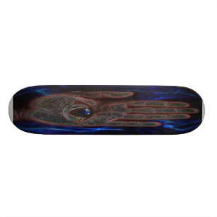Hamsa (Protection from the Evil Eye) Skateboard
