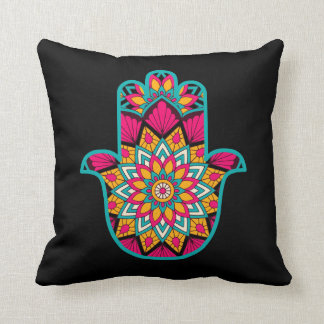 HAMSA Protective Talisman Throw Pillow