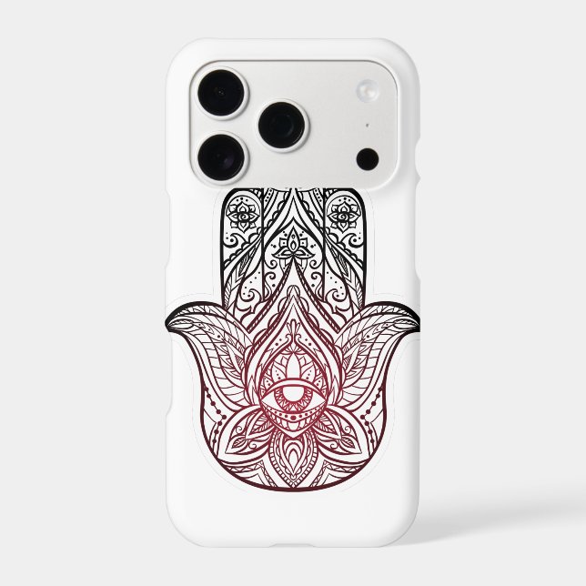 Hamsa with boho pattern  (Back)