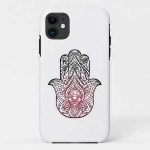 Hamsa with boho pattern iPhone 11 case
