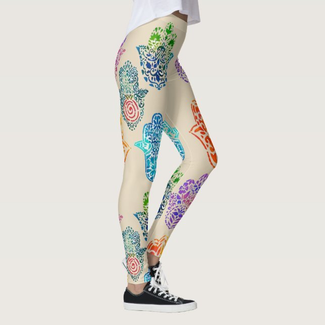 Hamsas Pattern Leggings (Right)