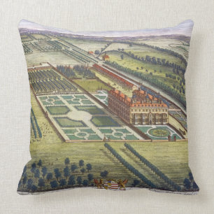 Hamstead Marshall in the county of Berkshire engra Cushion