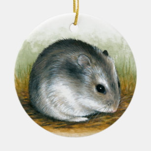 Hamster 25 ceramic ornament