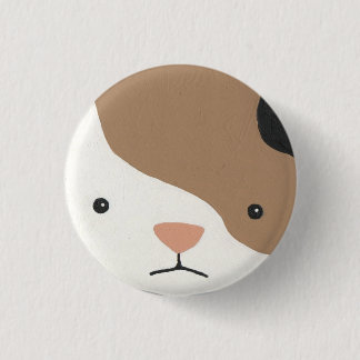 hamster 5 3 cm round badge