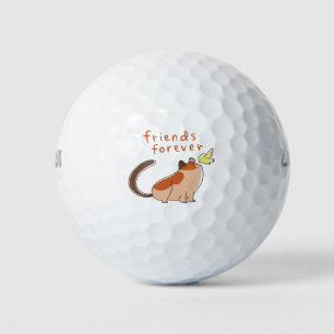 Hamster and Bird Best Friend Golf Balls