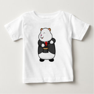 Hamster as Magician with Magic wand & Hat Baby T-Shirt