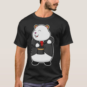 Hamster as Magician with Magic wand & Hat T-Shirt