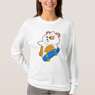 Hamster as Skater with Skateboard T-Shirt