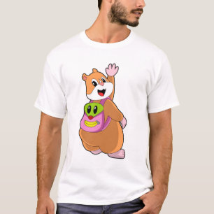 Hamster as Student with Backpack.PNG T-Shirt