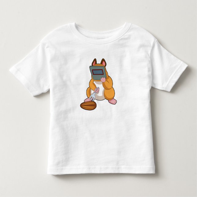 Hamster as Welder.PNG Toddler T-Shirt (Front)