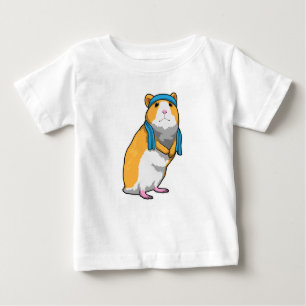 Hamster at Fitness with Towel Baby T-Shirt