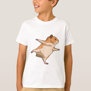 Hamster at Yoga Stretching Legs T-Shirt