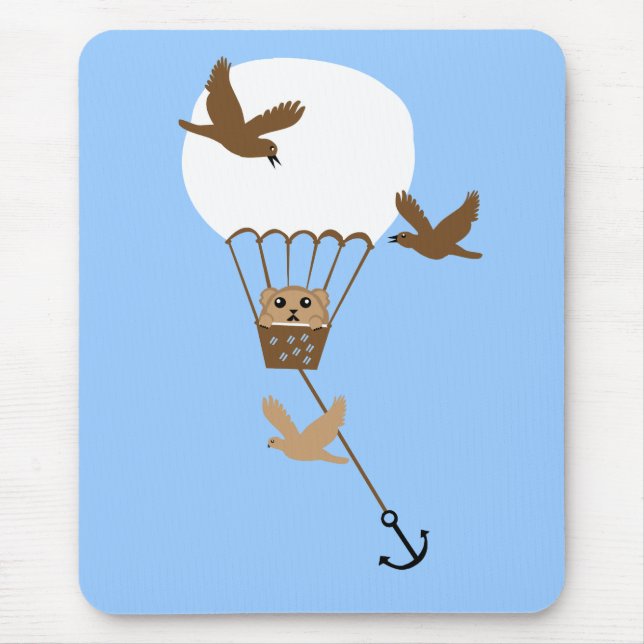 Hamster balloon adventure mouse pad (Front)