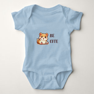 Hamster - Be Cute Baby Bodysuit