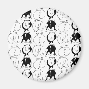 Hamster Butts Pattern Magnet