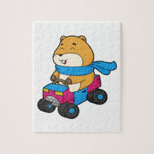Hamster Car Jigsaw Puzzle
