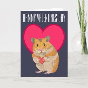 Hamster Card - Hammy Valentines editable card